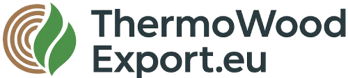 Thermo wood export and supplier in Europe – company logo
