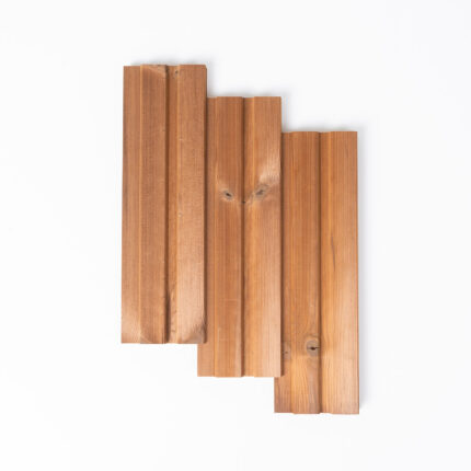 ThermoWood Cladding Board T-13 – Profile T-13 overview, 19x90 mm facade board