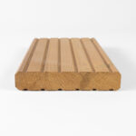 ThermoWood Decking Profile T-3 close-up – durable thermo-treated terrace boards